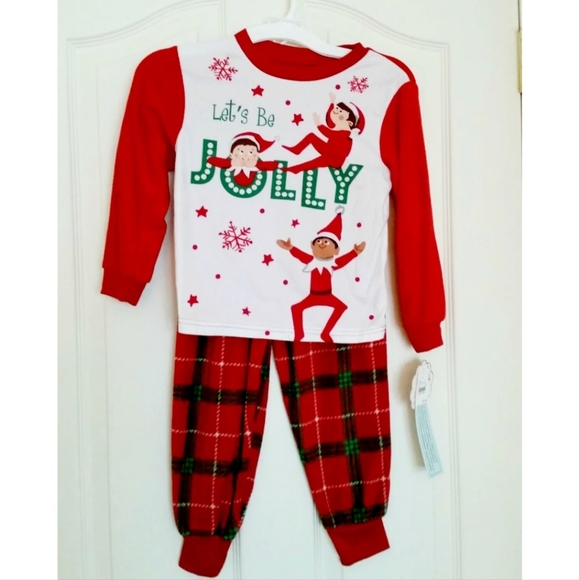 elf on the shelf Pajamas Nwt Elf On The Shelf Pajamas Unisex 4t Toddler Lets Be Jolly